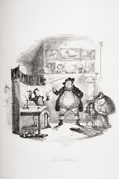 A Valentin, Charles Dickens (1812-70) 